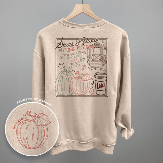 Stars Hollow Autumn Festival (Back Print) - clothing by TeeHivey.com (Image 1)