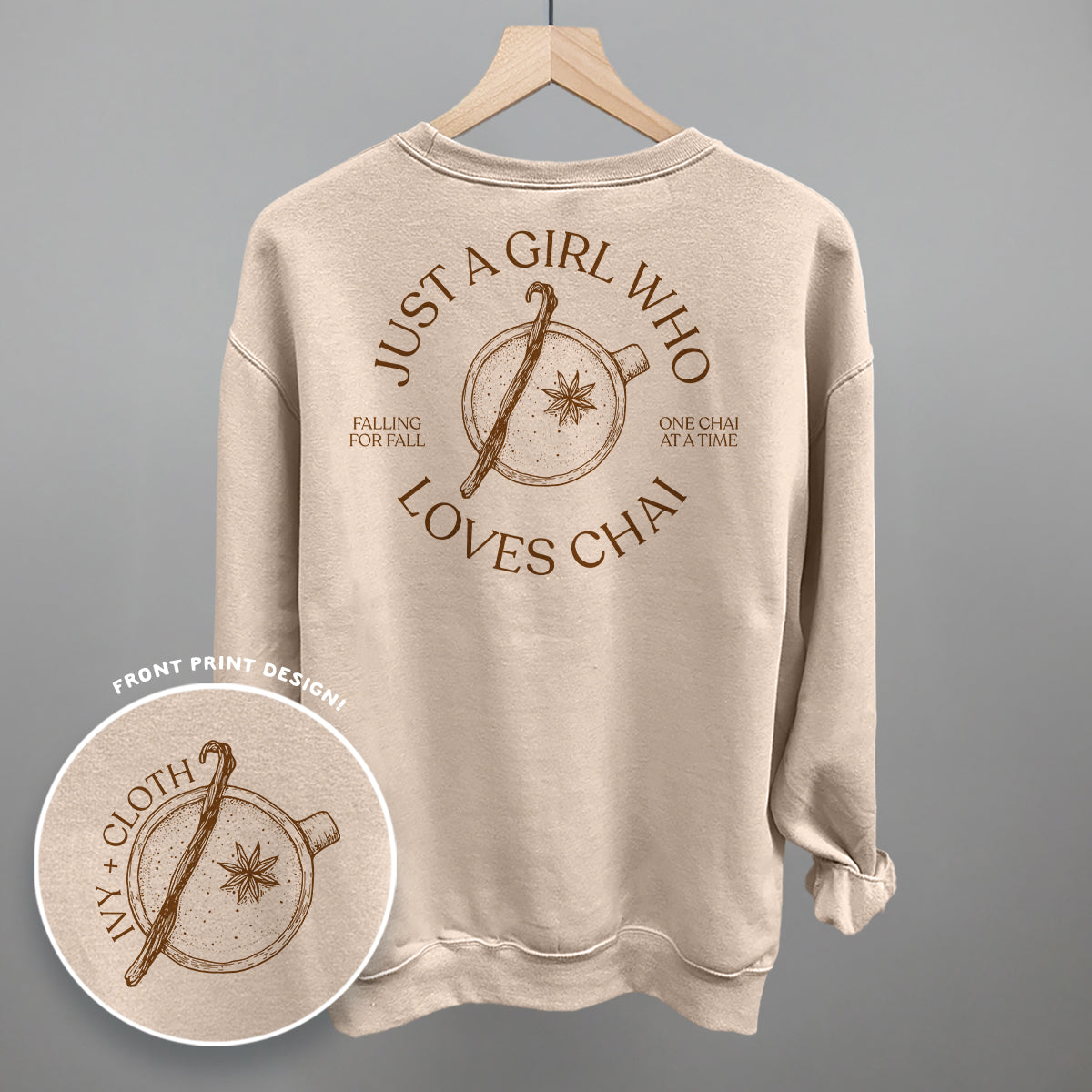 Just A Girl Who Loves Chai (Back Print) - clothing by TeeHivey.com (Image 5)