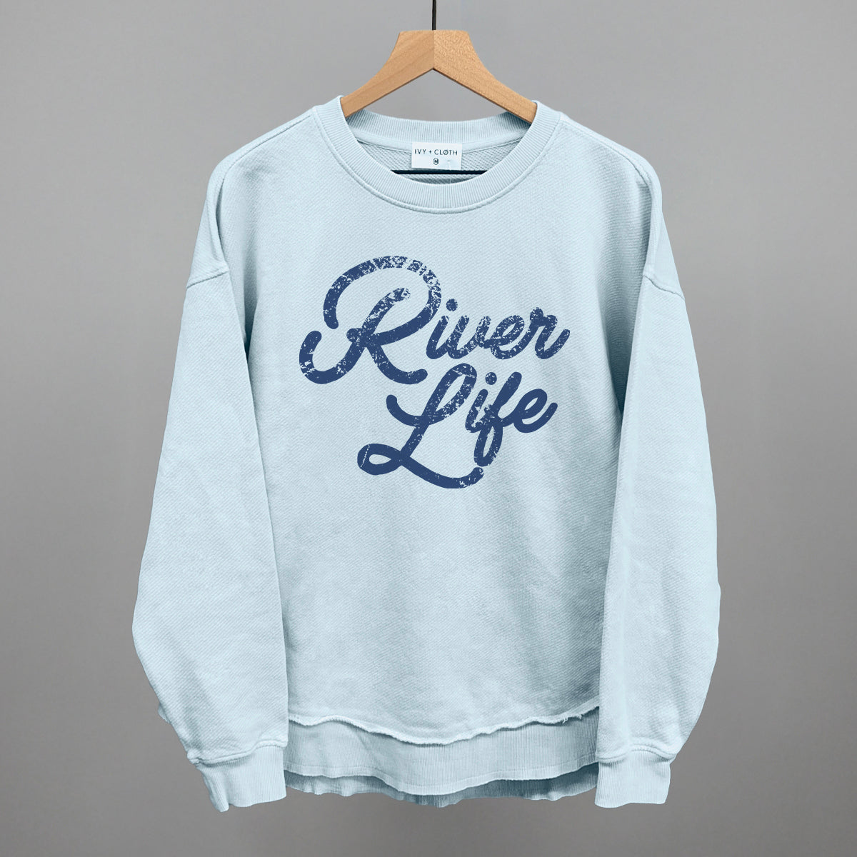 River Life (Distressed Script) - clothing by TeeHivey.com (Image 1)