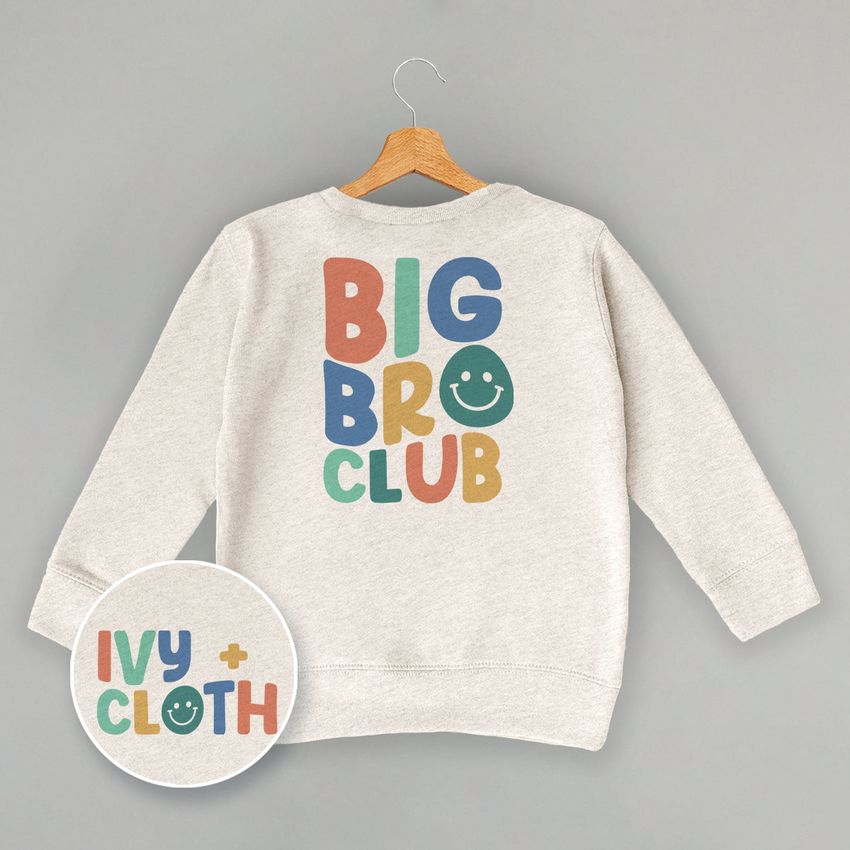 Big Bro Club (Kids Back Print) - clothing by TeeHivey.com (Image 4)