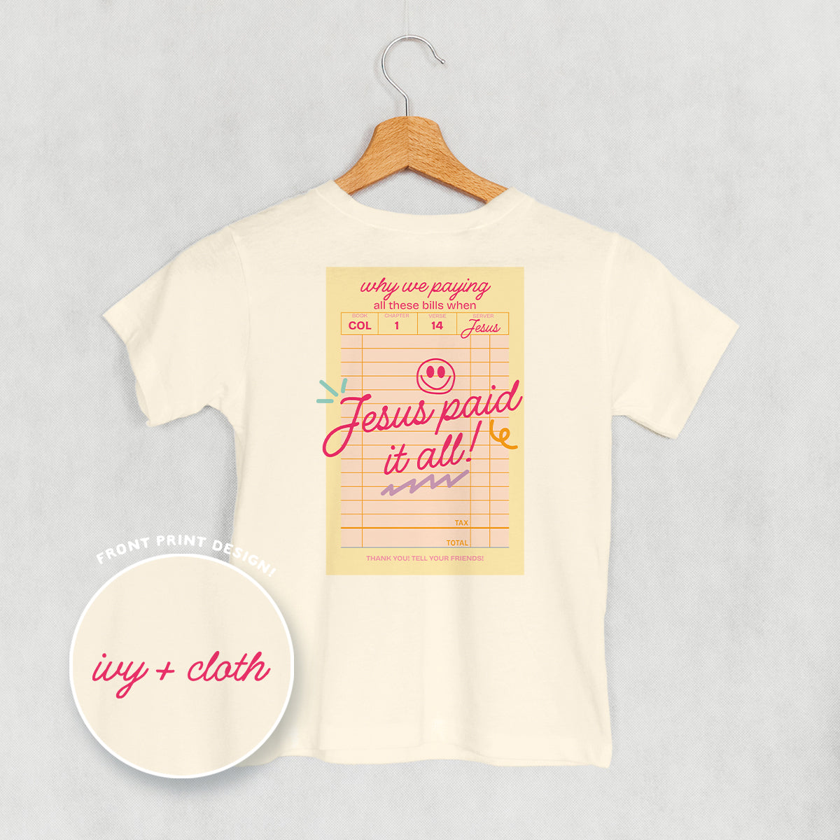 Jesus Paid It All (Kids Back Print)