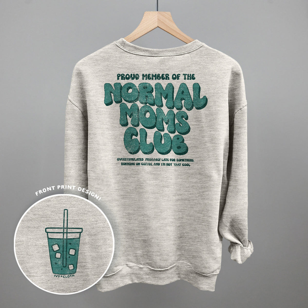 Normal Moms Club (Back Print) - clothing by TeeHivey.com (Image 3)