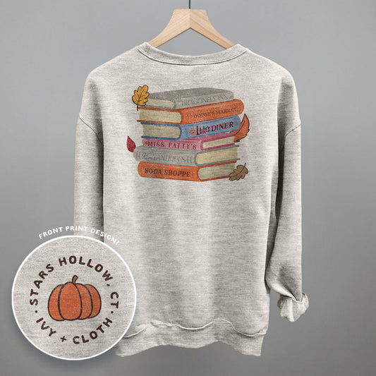 Stars Hollow Books (Back Print) - clothing by TeeHivey.com (Image 1)