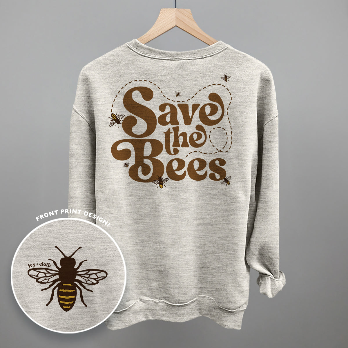 Save The Bees (Back Print) - clothing by TeeHivey.com (Image 5)
