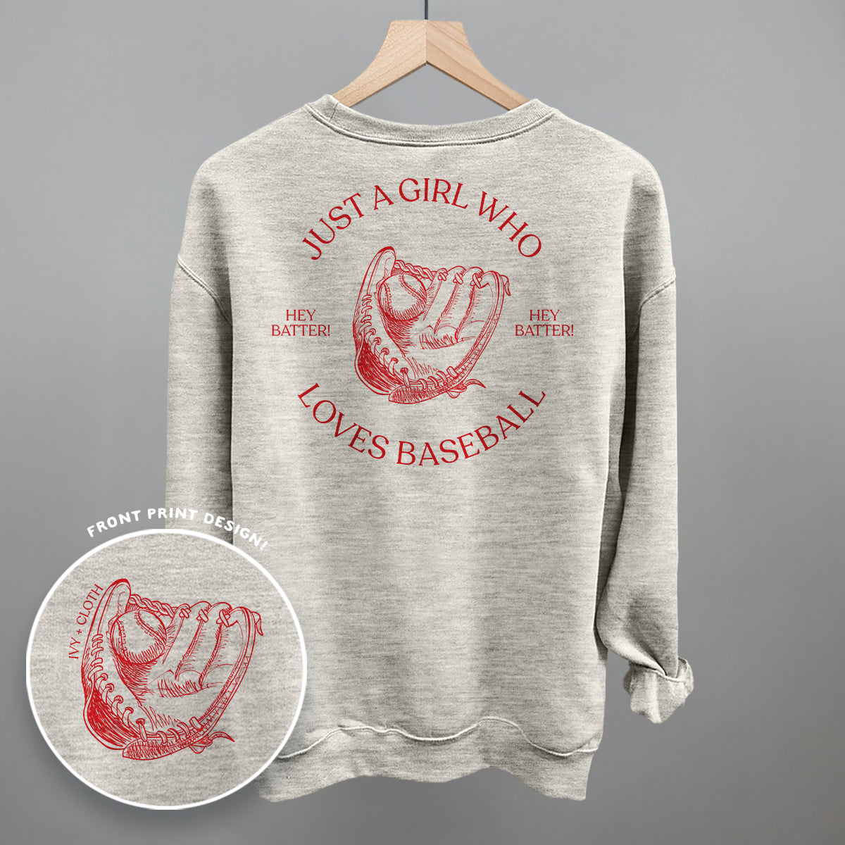 Just A Girl Who Loves Baseball (Back Print) - clothing by TeeHivey.com (Image 5)