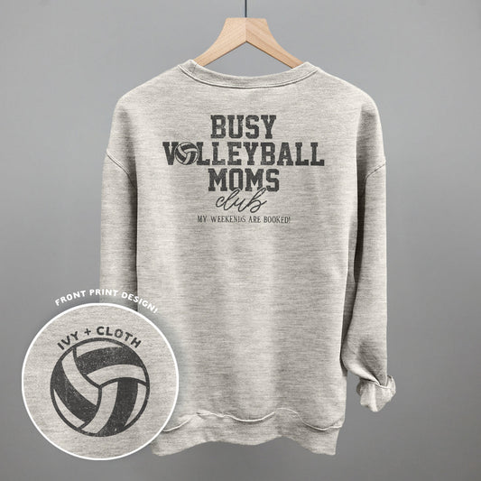 Busy Volleyball Moms Club (Back Print) - clothing by TeeHivey.com (Image 1)