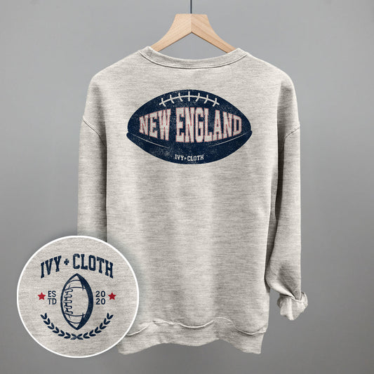 New England Football (Back Print) - clothing by TeeHivey.com (Image 1)