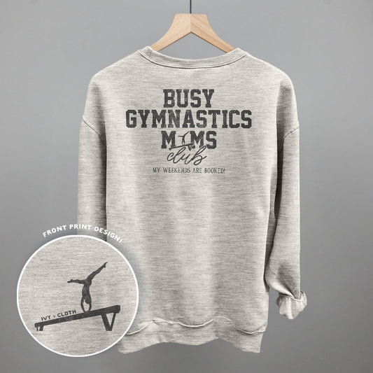 Busy Gymnastics Moms Club (Back Print) - clothing by TeeHivey.com (Image 1)