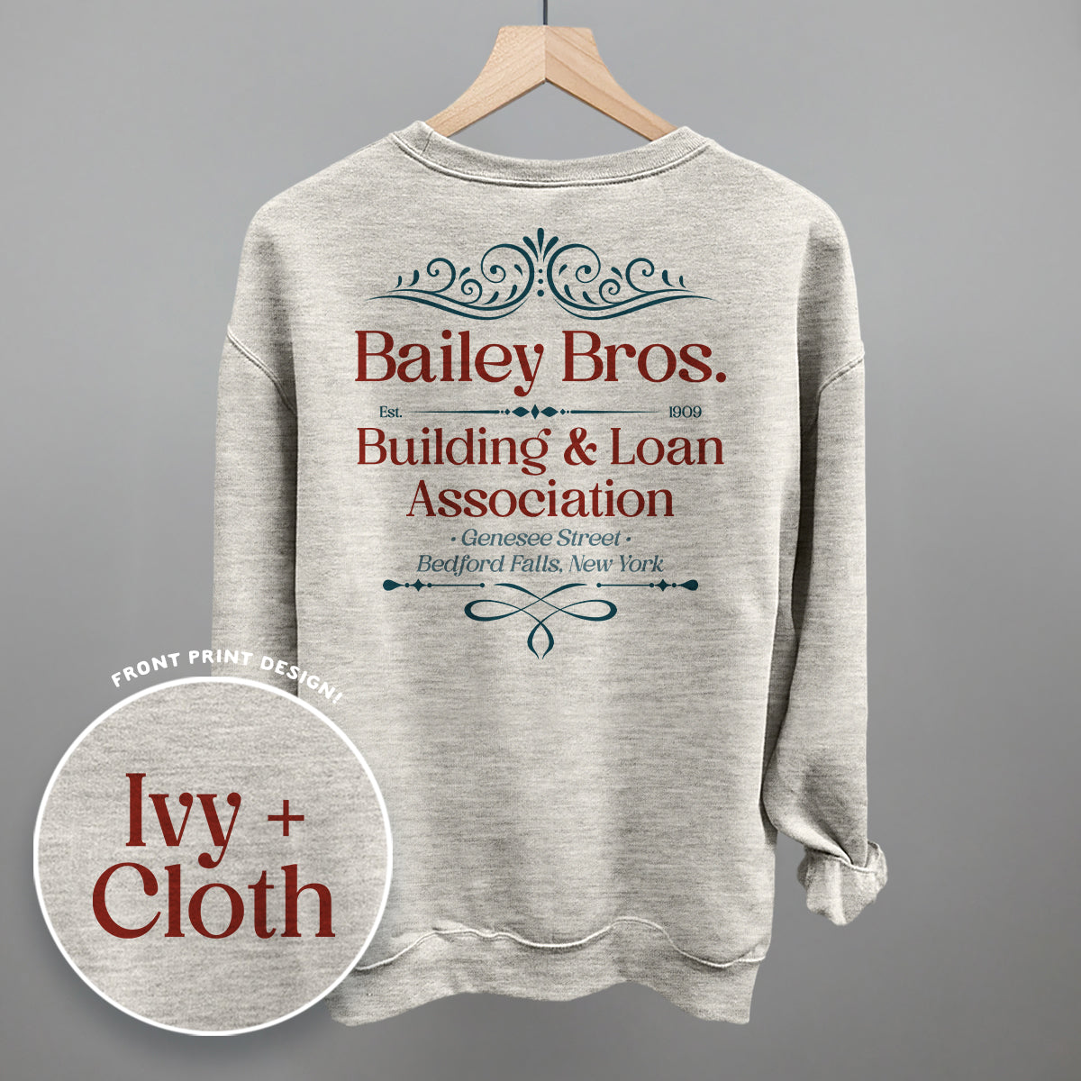 Bailey Bros. Building & Loan (Back Print) - clothing by TeeHivey.com (Image 1)
