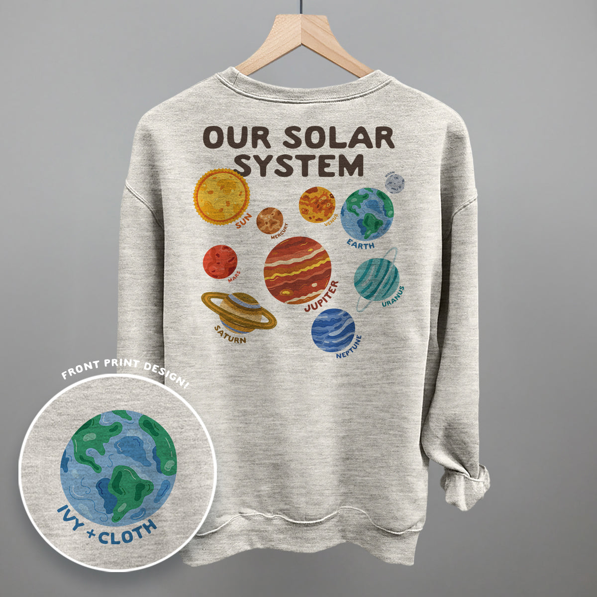 Our Solar System Doodles (Back Print) - clothing by TeeHivey.com (Image 5)