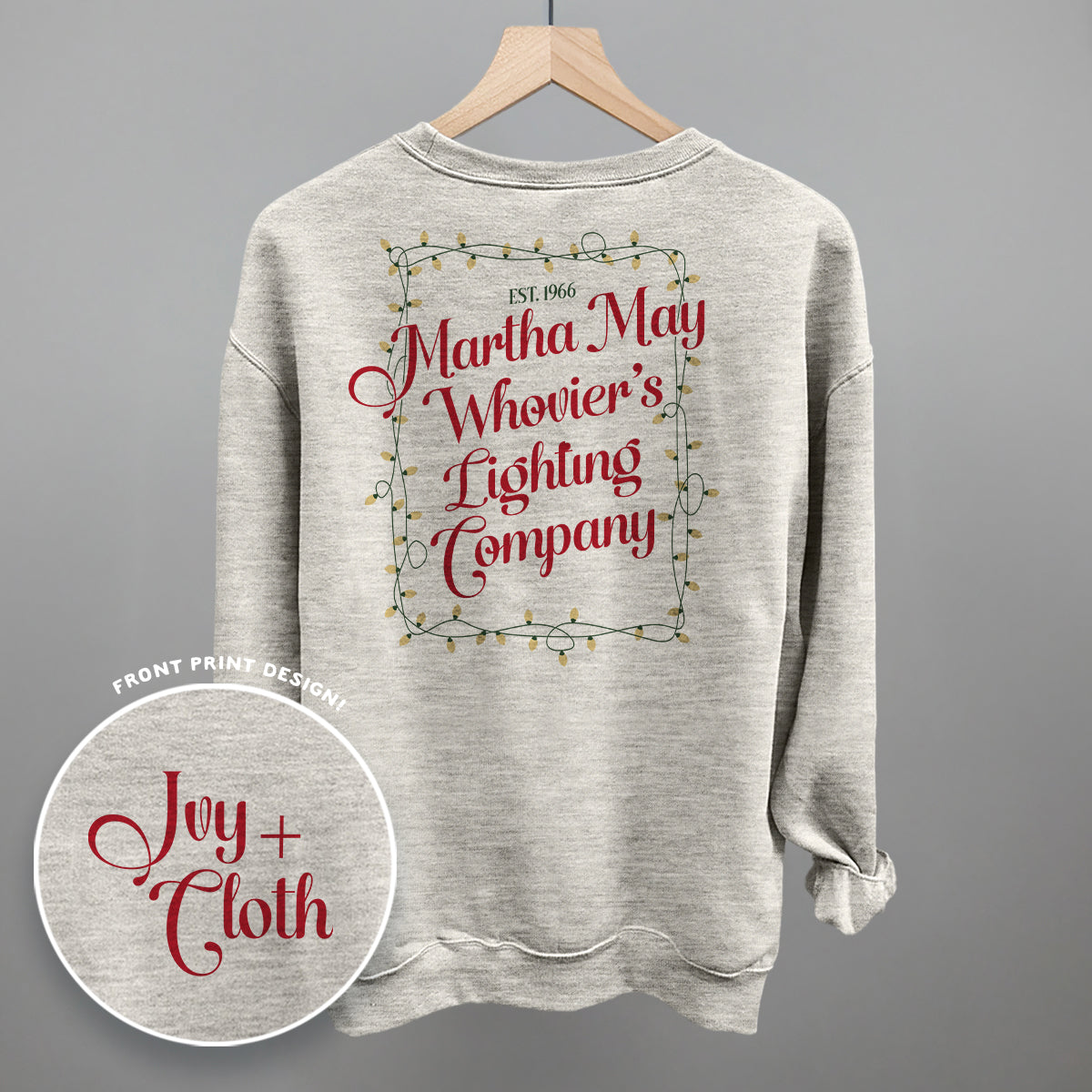 Martha May Whovier's Lighting Company (Back Print) - clothing by TeeHivey.com (Image 1)