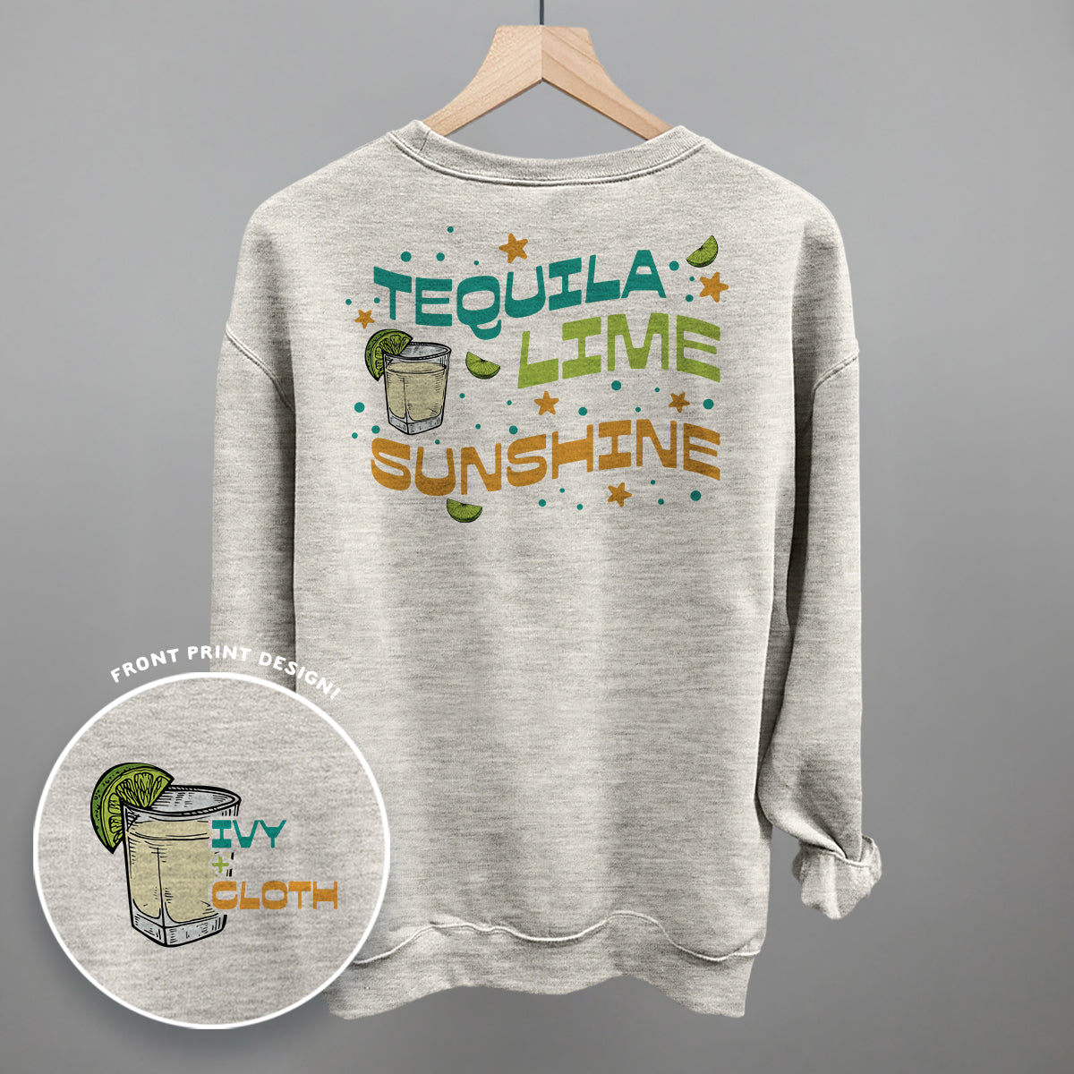 Tequila, Lime, Sunshine (Back Print) - clothing by TeeHivey.com (Image 4)