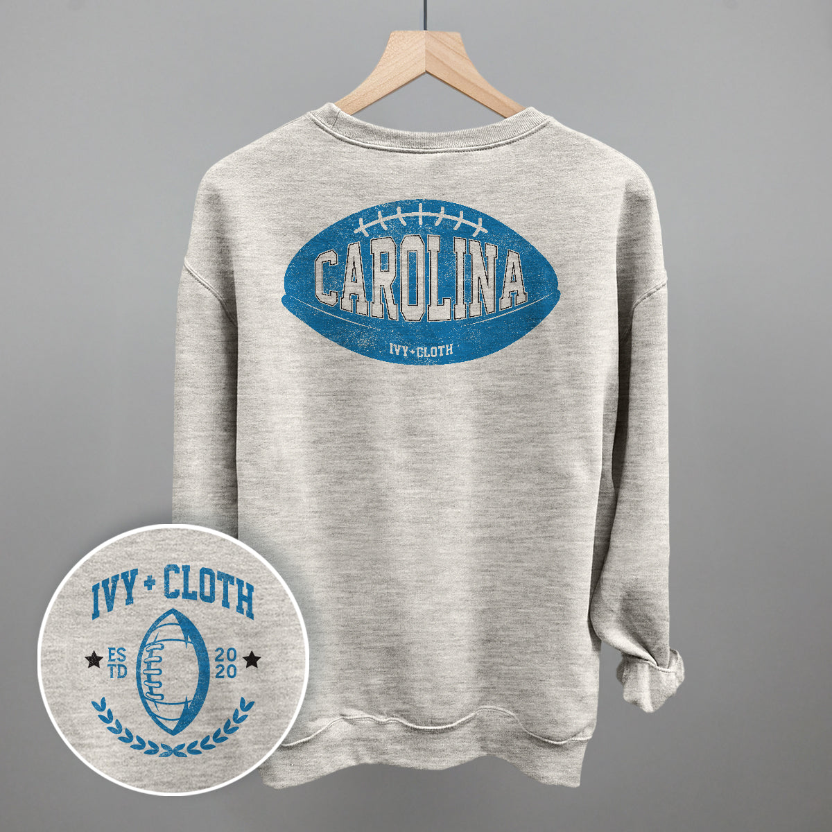 Carolina Football (Back Print) - clothing by TeeHivey.com (Image 4)