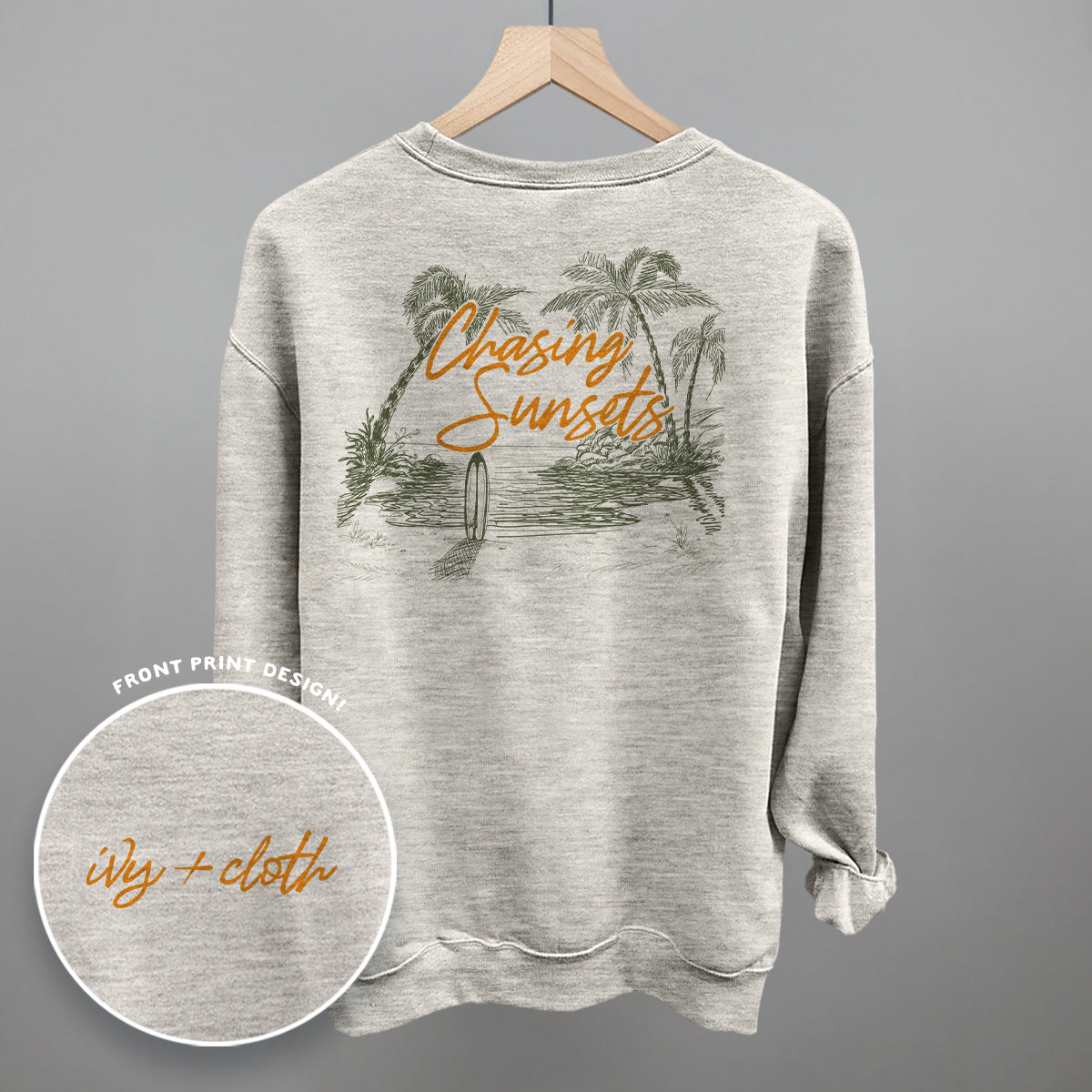 Chasing Sunsets (Back Print) - clothing by TeeHivey.com (Image 4)