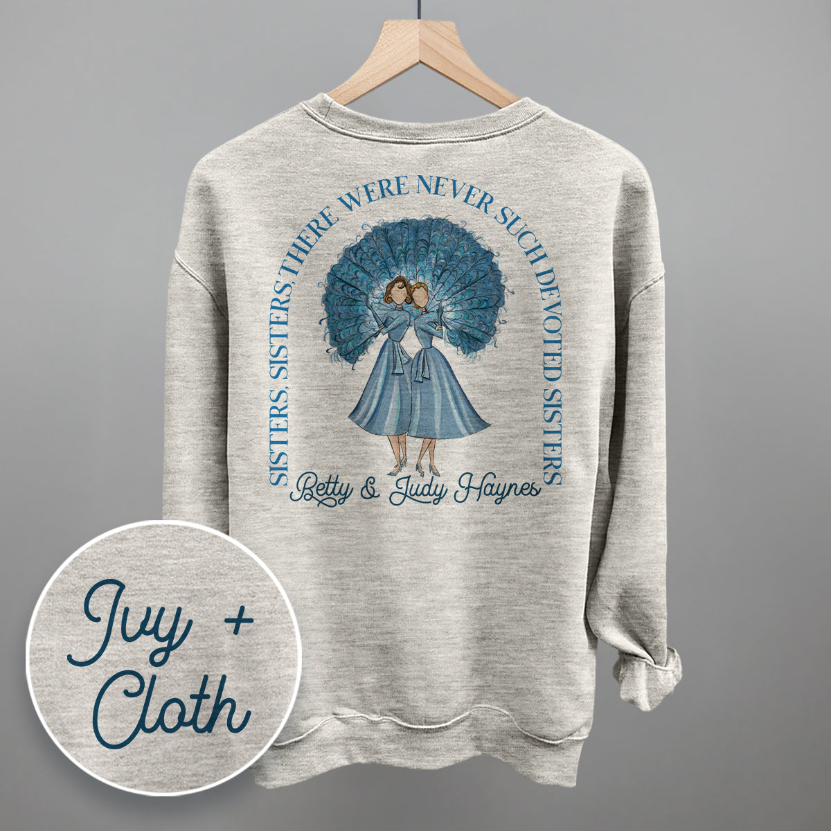 Sisters, Sisters (Back Print) - clothing by TeeHivey.com (Image 4)