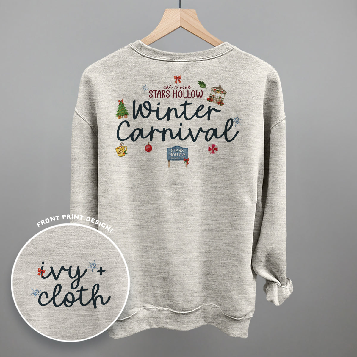 65th Annual Stars Hollow Winter Carnival (Back Print)