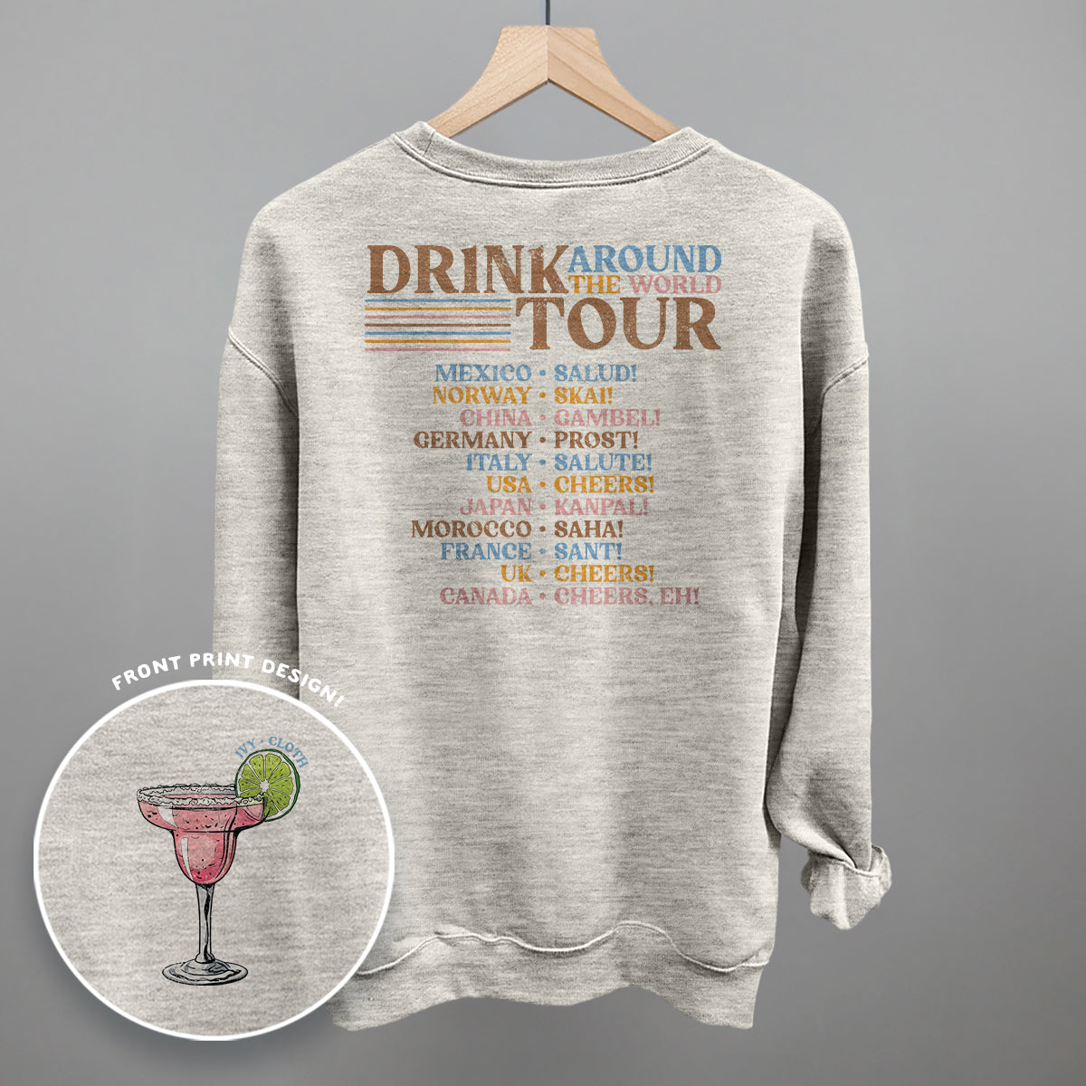 Drink Around The World Tour (Back Print)