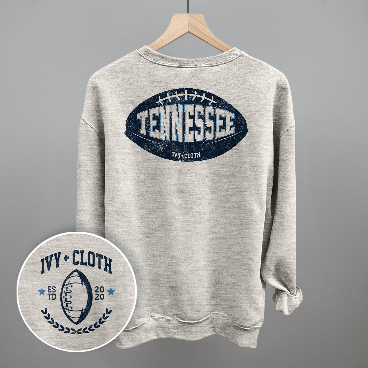 Tennessee Football (Back Print) - clothing by TeeHivey.com (Image 3)