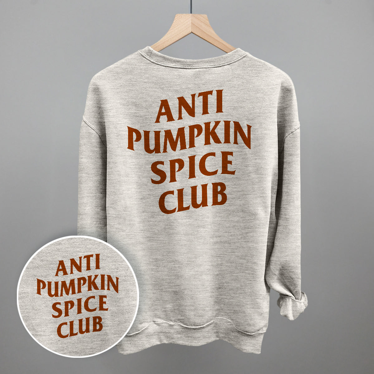 Anti Pumpkin Spice Club (Back Print) - clothing by TeeHivey.com (Image 3)