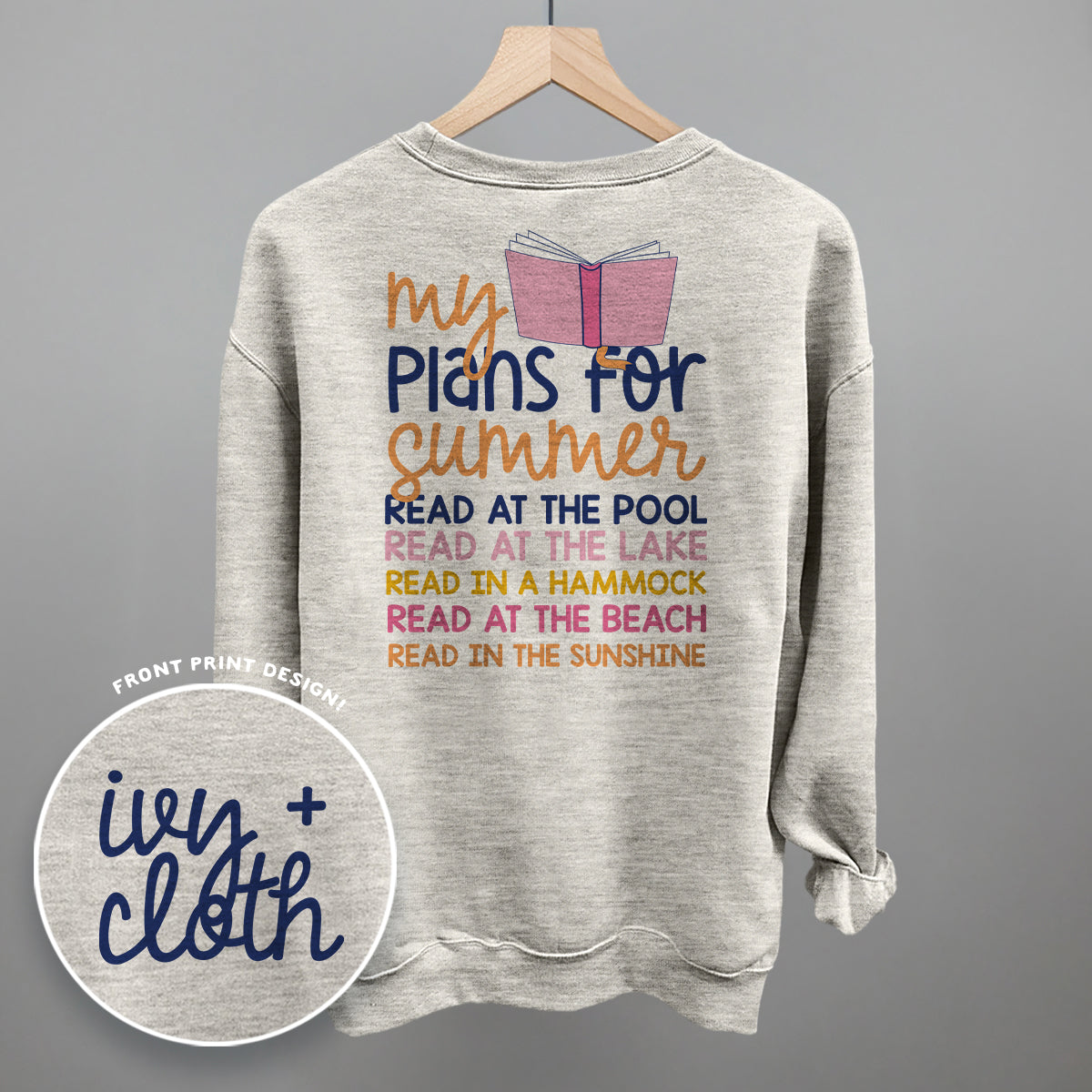 My Reading Plans For Summer (Back Print)