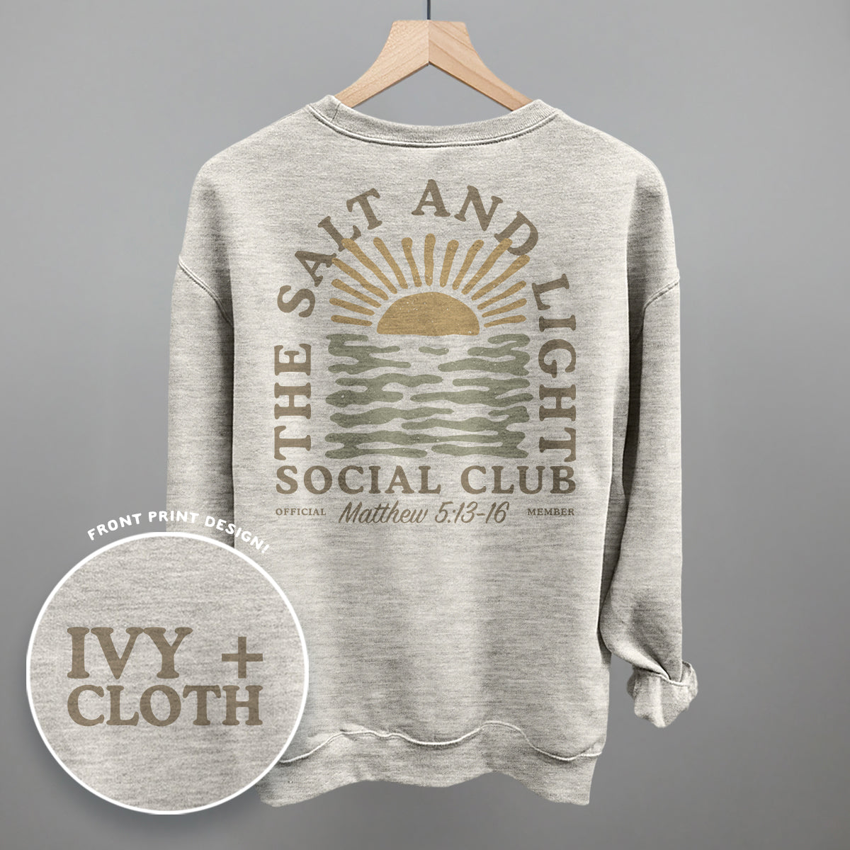 The Salt And Light Social Club (Back Print) - clothing by TeeHivey.com (Image 1)