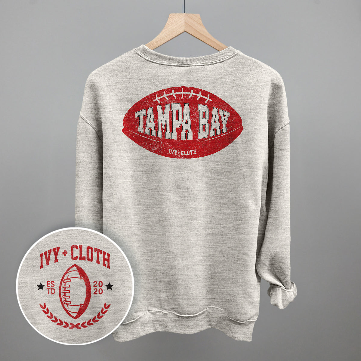 Tampa Bay Football (Back Print) - clothing by TeeHivey.com (Image 3)