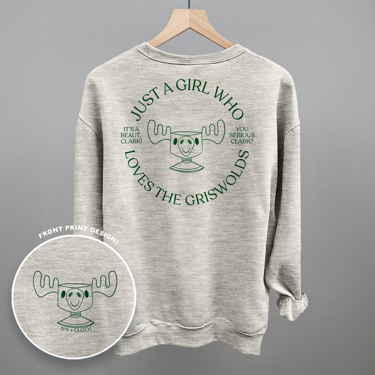 Just A Girl Who Loves The Griswolds (Back Print) - clothing by TeeHivey.com (Image 1)
