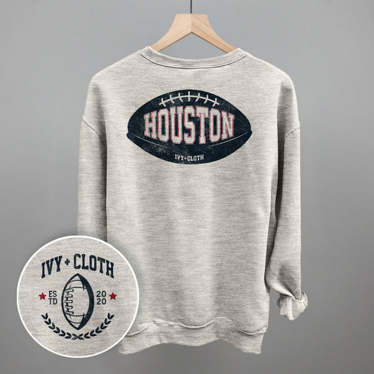 Houston Football (Back Print) - clothing by TeeHivey.com (Image 1)