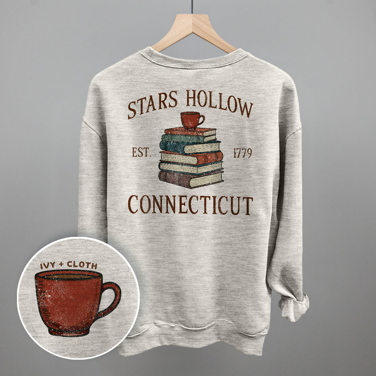 Stars Hollow CT (Back Print) - clothing by TeeHivey.com (Image 3)