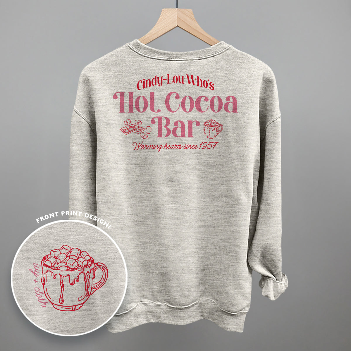 Cindy-Lou Who's Hot Cocoa Bar (Back Print) - clothing by TeeHivey.com (Image 5)