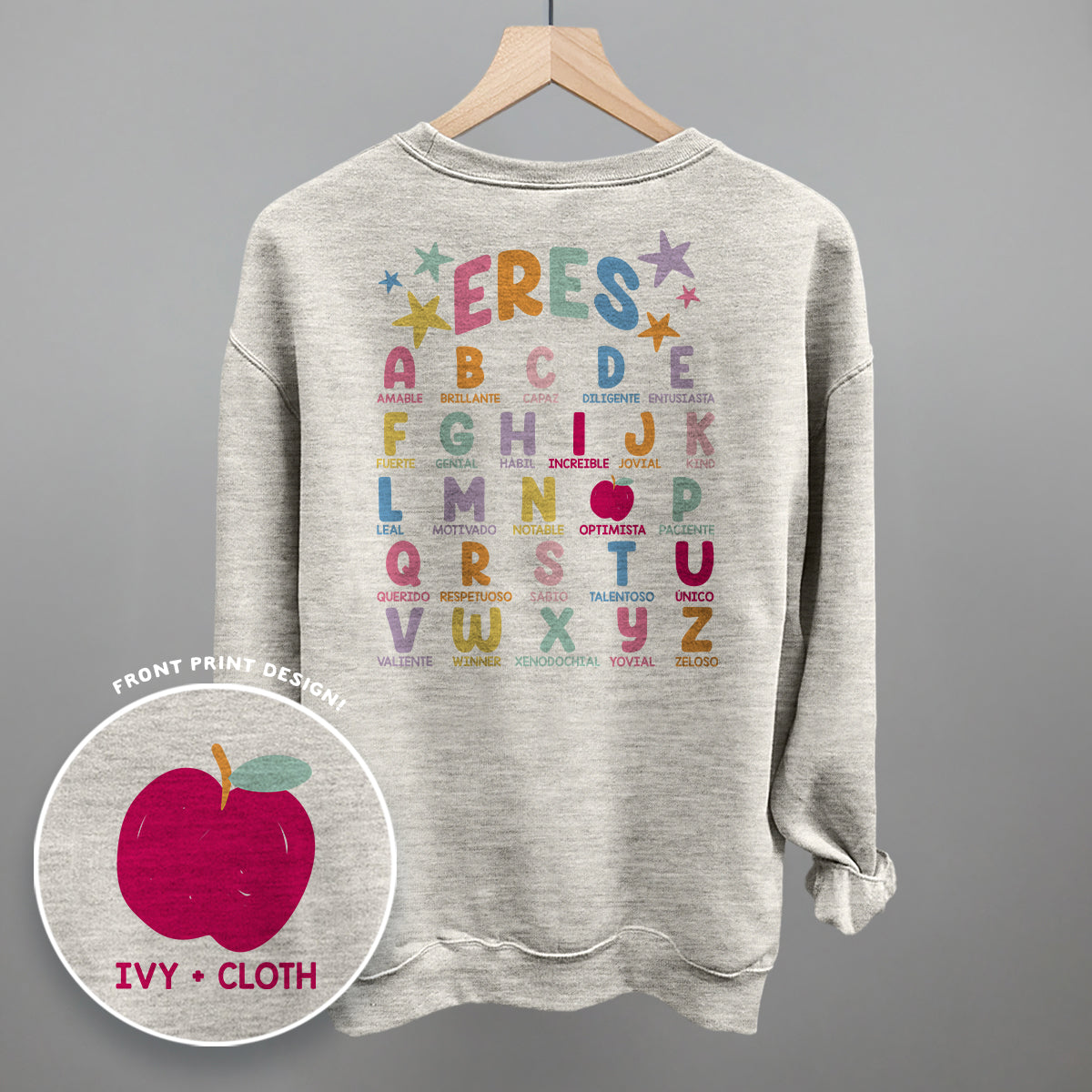 Eres (You Are) Alphabet Spanish (Back Print)