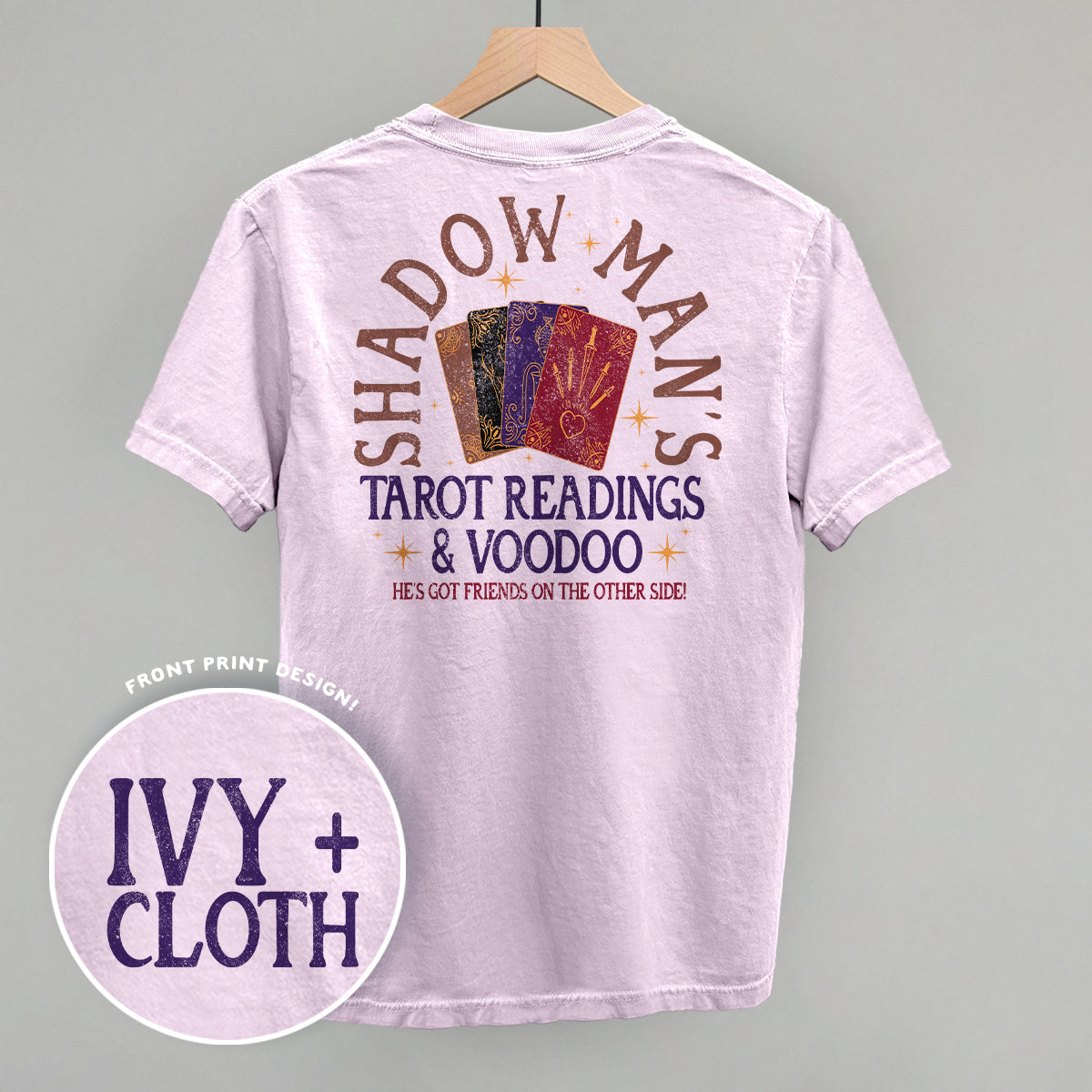 Shadow Man's Tarot Readings (Back Print) - clothing by TeeHivey.com (Image 2)
