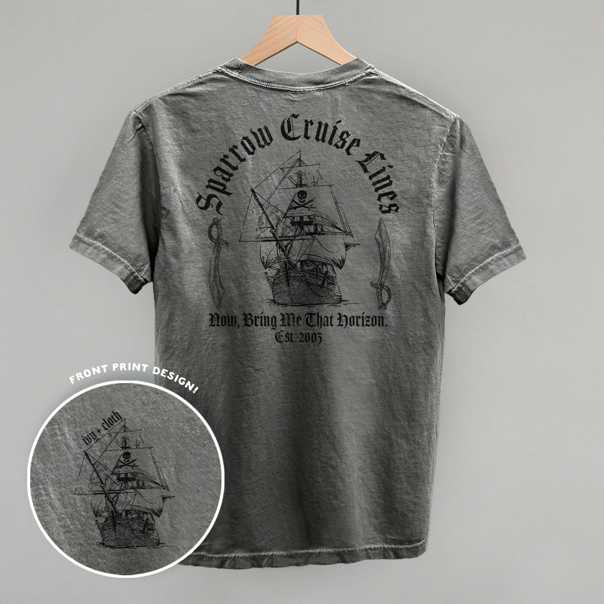 Sparrow Cruise Lines (Back Print) - clothing by TeeHivey.com (Image 4)