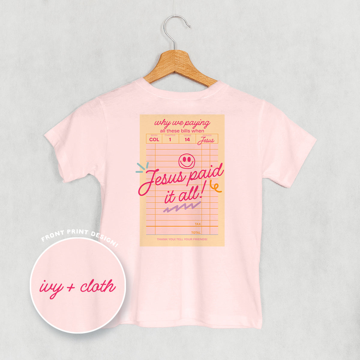 Jesus Paid It All (Kids Back Print)