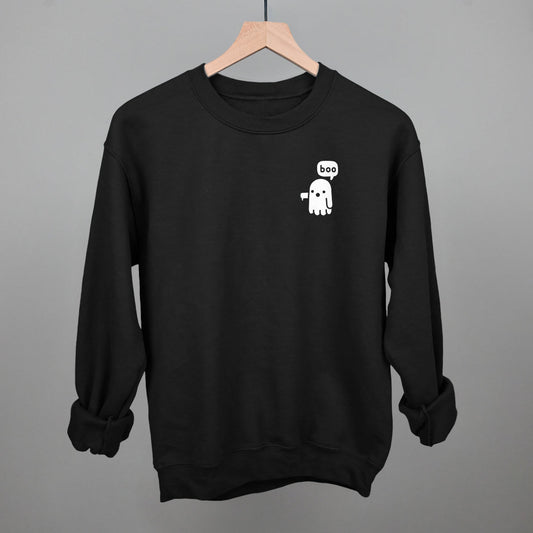 Boo Ghost (Left Chest) - clothing by TeeHivey.com (Image 1)