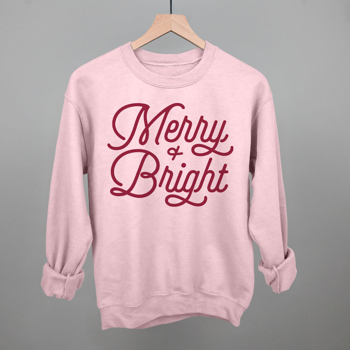 Merry And Bright (Monoline Script) - clothing by TeeHivey.com (Image 5)