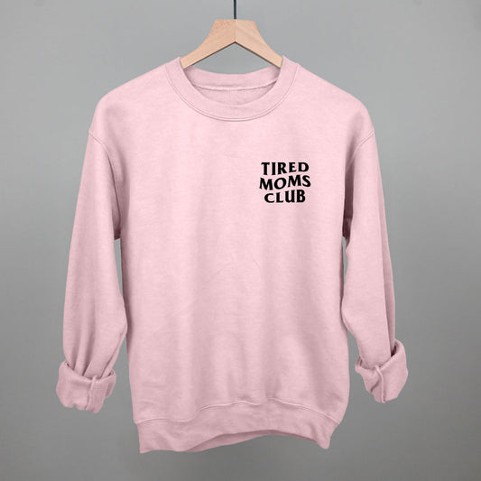 Tired Moms Club (Left Chest) - clothing by TeeHivey.com (Image 1)