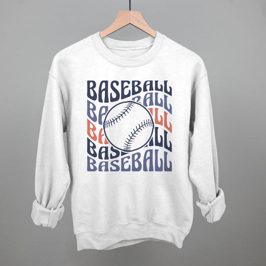 Baseball (Groovy Wave) - clothing by TeeHivey.com (Image 1)