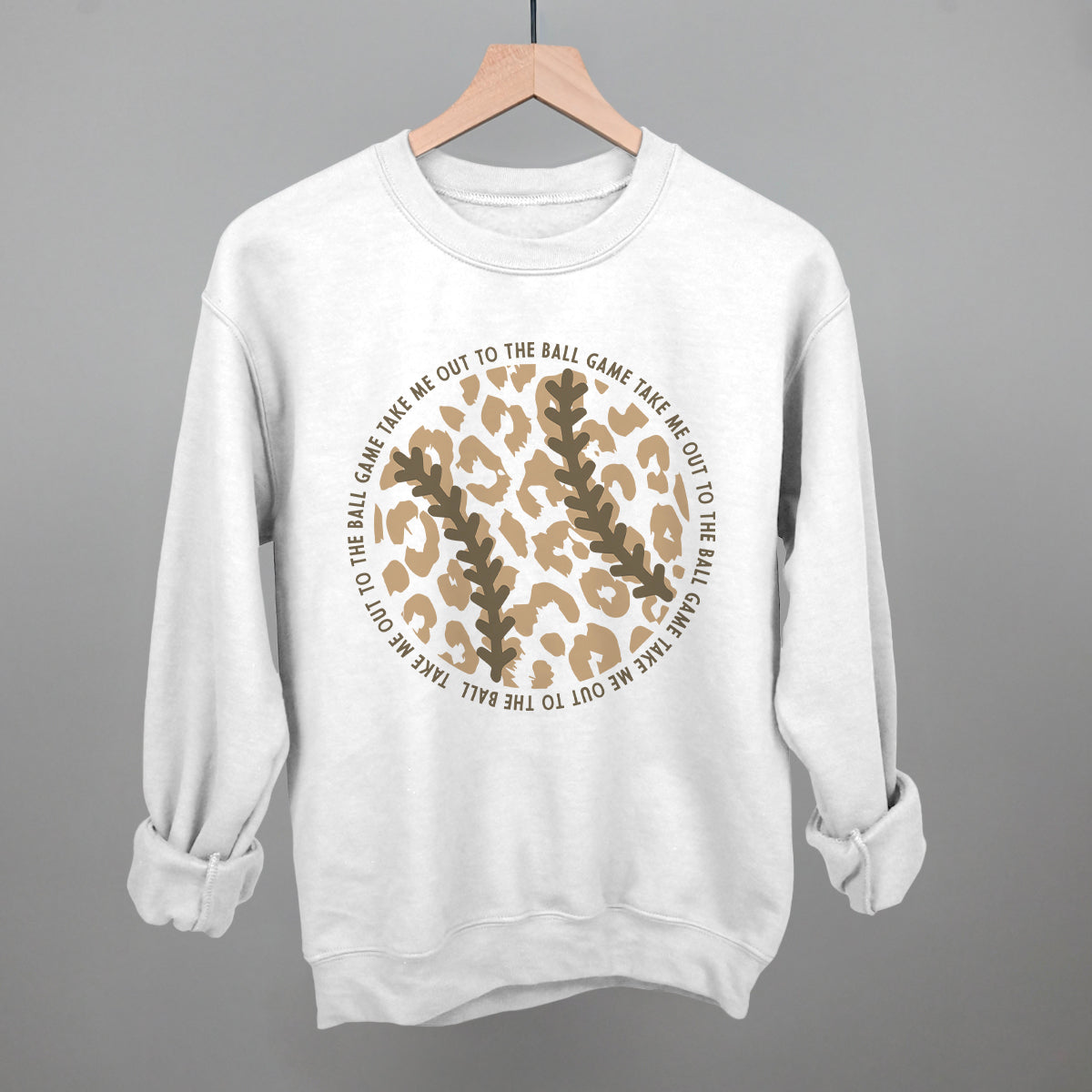 Take Me Out To The Ball Game (Leopard Baseball) - clothing by TeeHivey.com (Image 2)