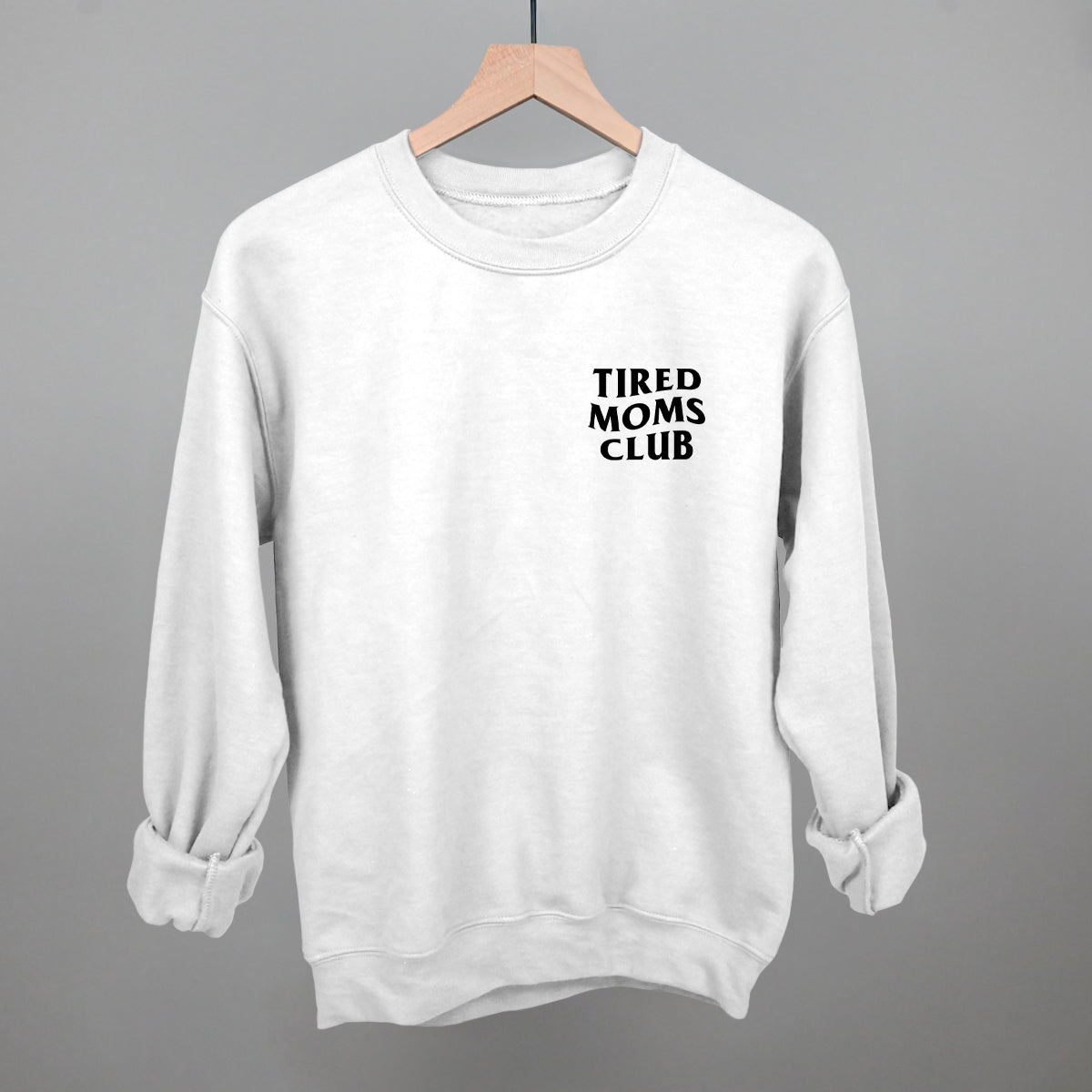 Tired Moms Club (Left Chest) - clothing by TeeHivey.com (Image 4)