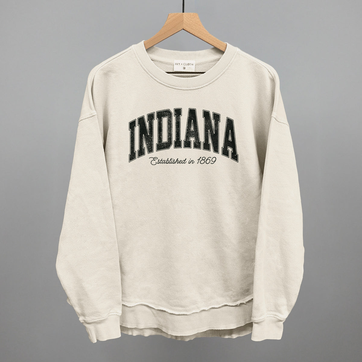 Indiana Varsity Arch (Dark Grey) - clothing by TeeHivey.com (Image 5)