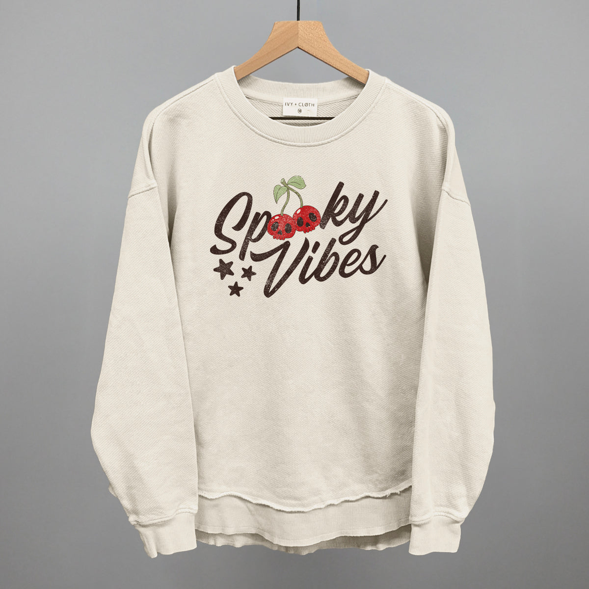 Spooky Vibes (Cherries + Stars) - clothing by TeeHivey.com (Image 5)