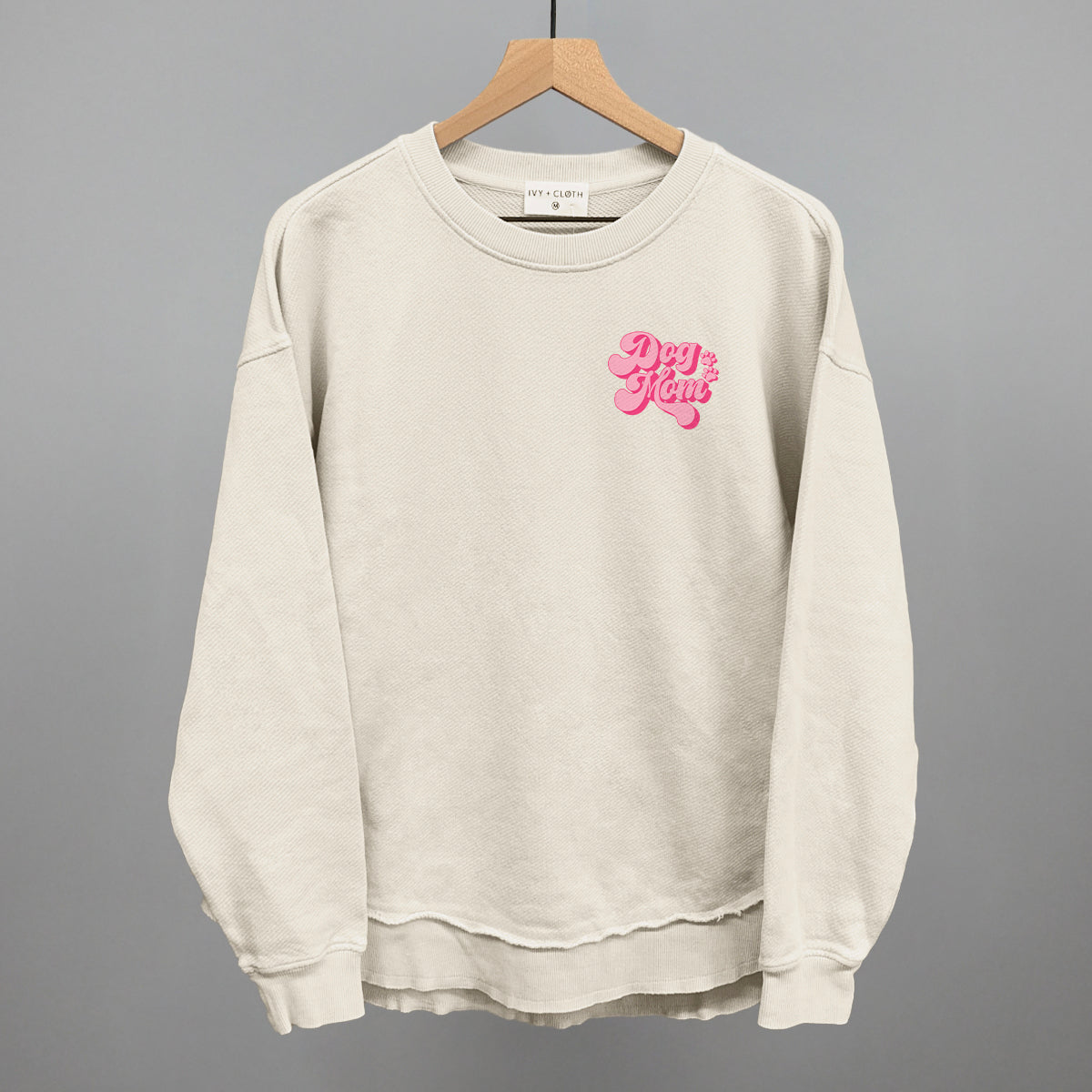 Dog Mom Retro (Left Chest)