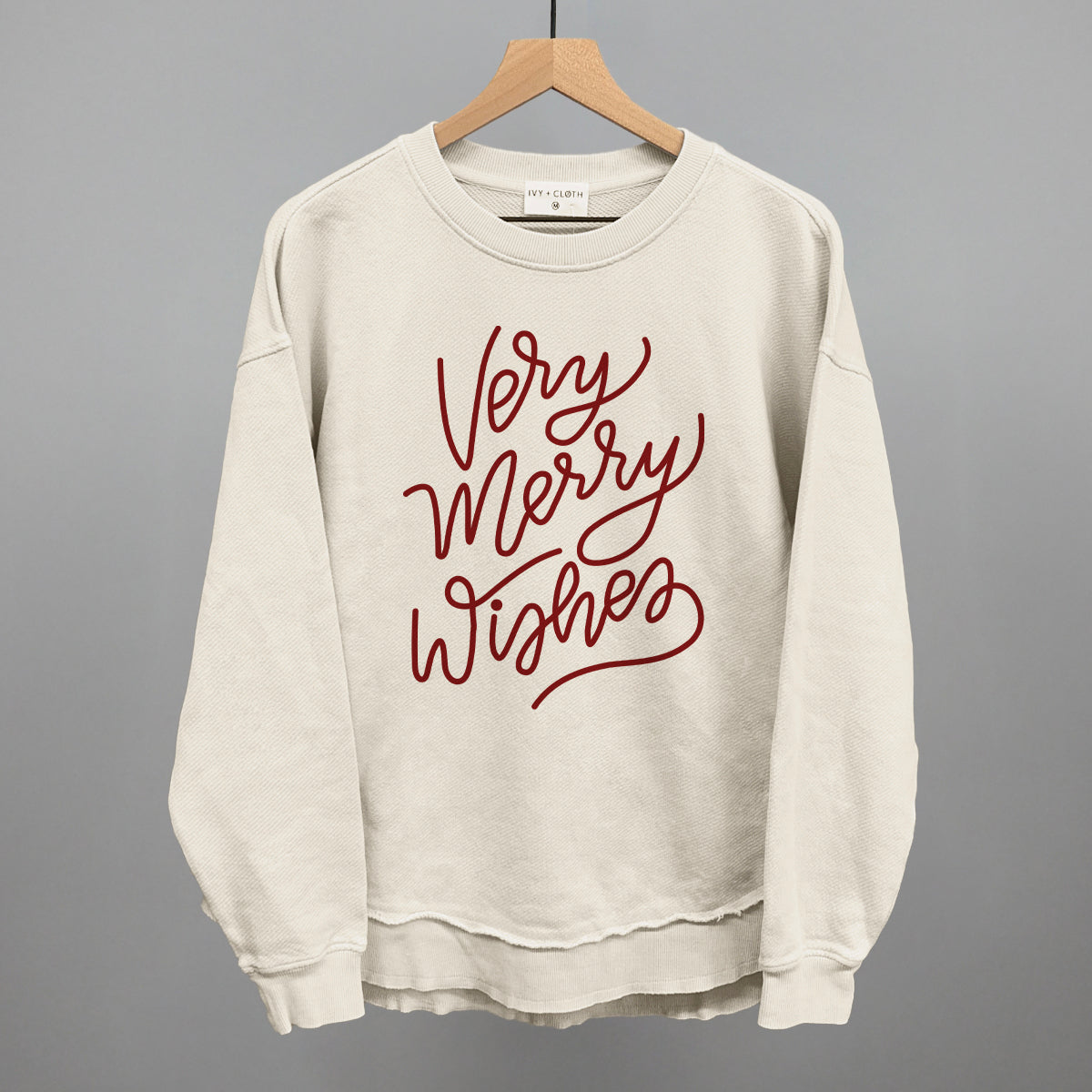 Very Merry Wishes Handwritten - clothing by TeeHivey.com (Image 5)