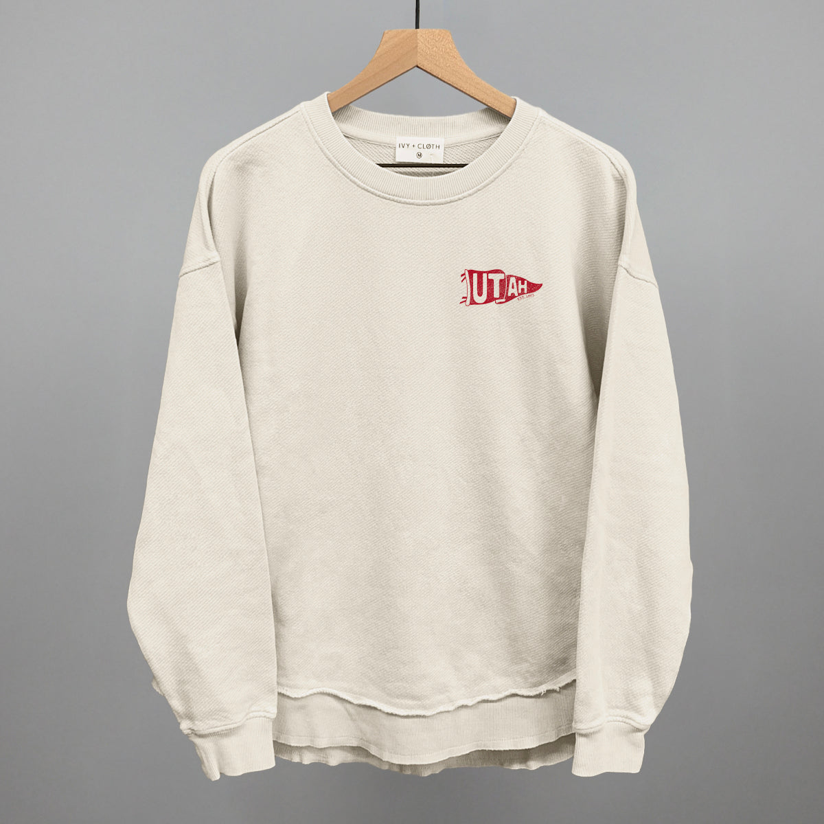 Utah Pennant Flag (Left Chest) - clothing by TeeHivey.com (Image 4)