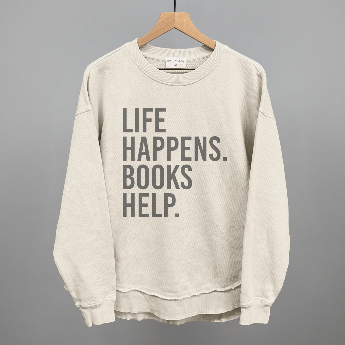 Life Happens. Books Help. - clothing by TeeHivey.com (Image 2)
