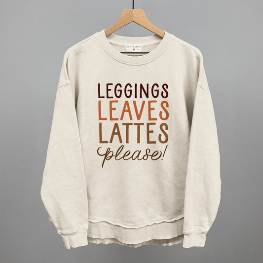 Leggings, Leaves, Lattes Please! - clothing by TeeHivey.com (Image 1)