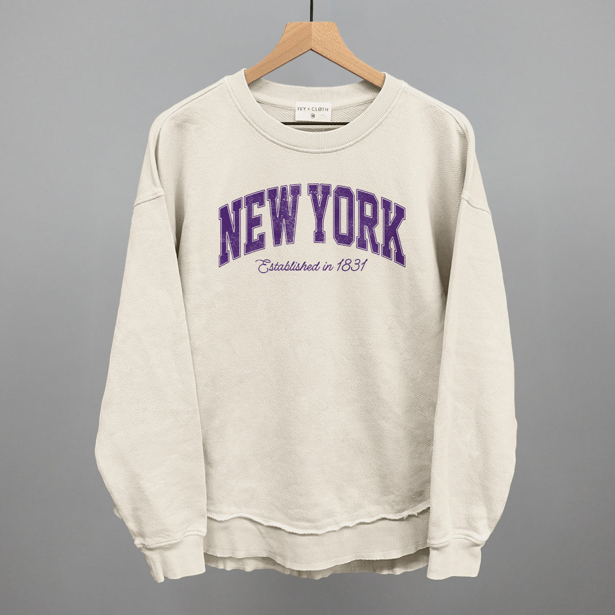 New York Varsity Arch (Purple) - clothing by TeeHivey.com (Image 5)