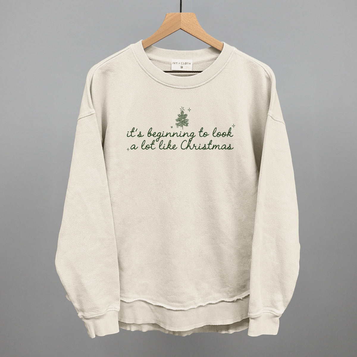 It's Beginning To Look A Lot Like Christmas (Green) - clothing by TeeHivey.com (Image 1)
