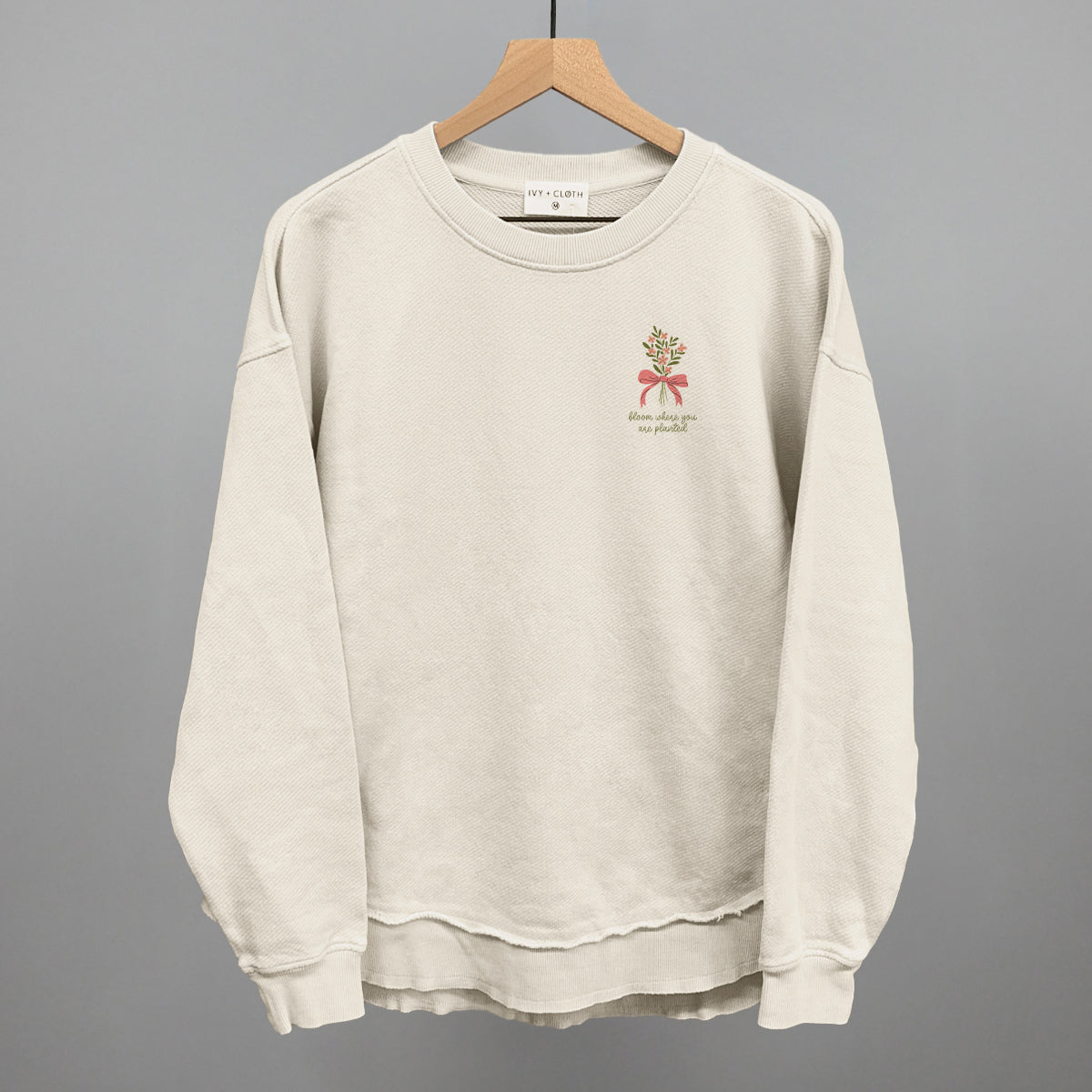 Bloom Where You Are Planted Bouquet (Left Chest) - clothing by TeeHivey.com (Image 5)